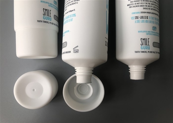 Glossy Coating Foil Seal Plastic Cosmetic Tubes With Matt Screw Cap 70ml