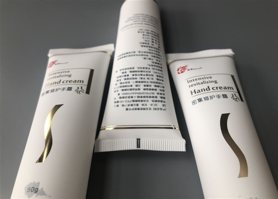 Diameter 30mm Plastic Cream Tubes With Acrylica Golden Screw On Cap